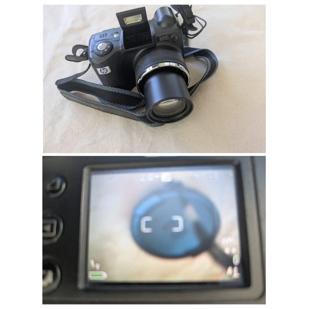 HP Photosmart 945 Digital Camera 5.3MP 56x Zoom Black Bridge Camera Working